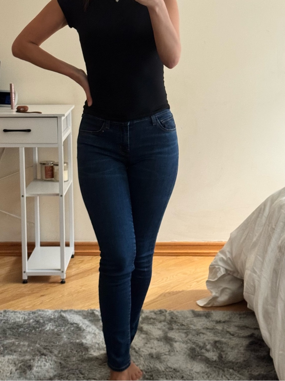 J Brand Deep Blue Skinny Jeans